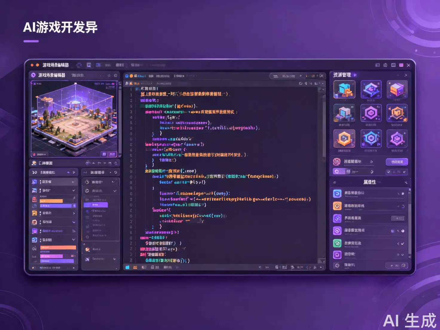 免费 AI 游戏开发|DeepSeek+即梦AI 零成本从创意到可玩原型